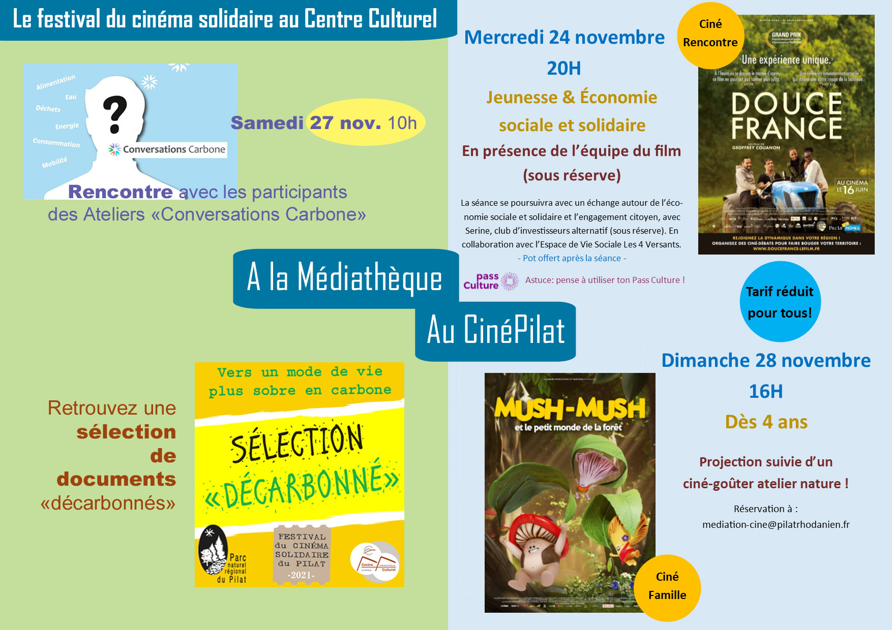 Affichette Festival au CC