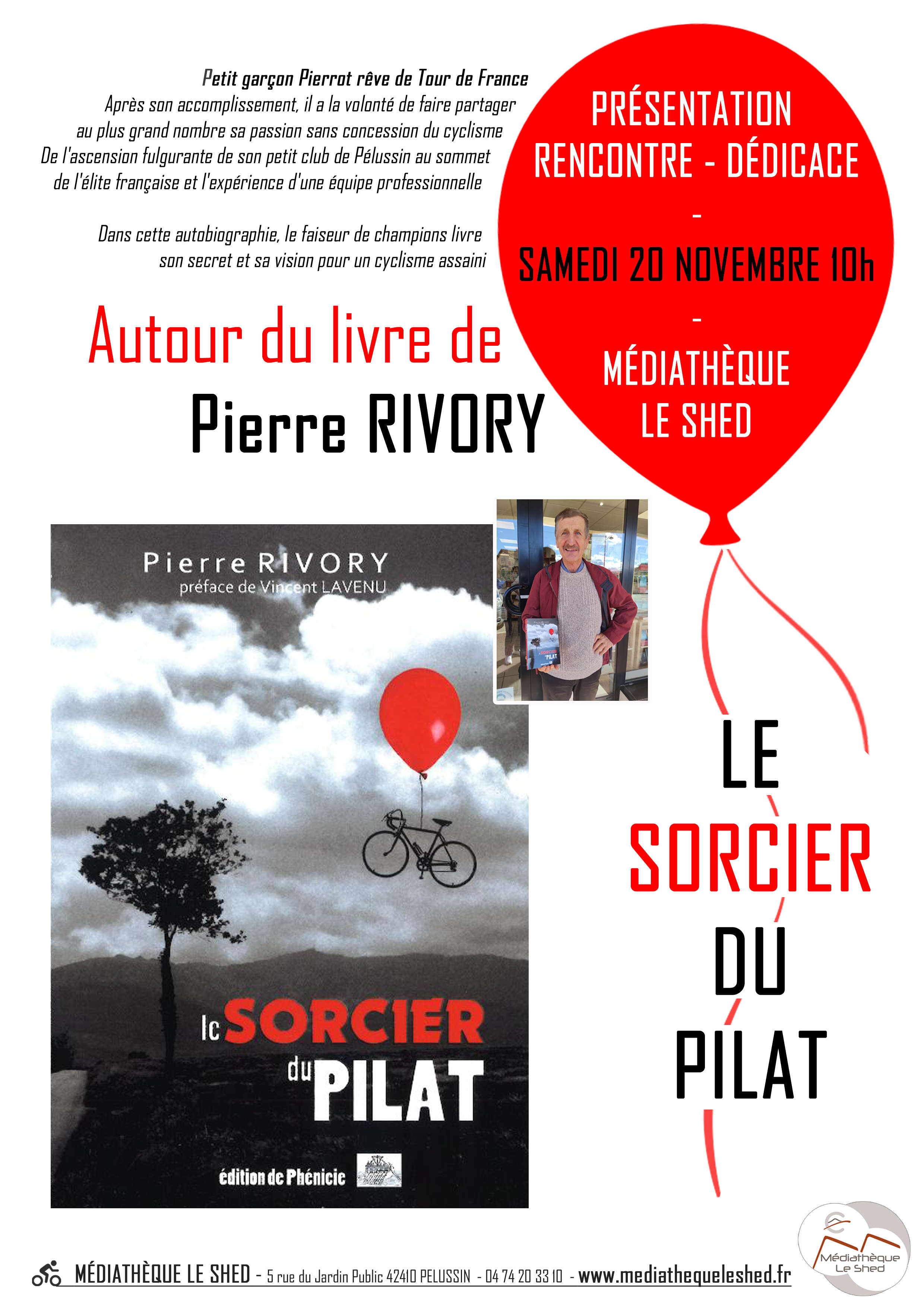 Rencontre dédicace Pierre RIVORY