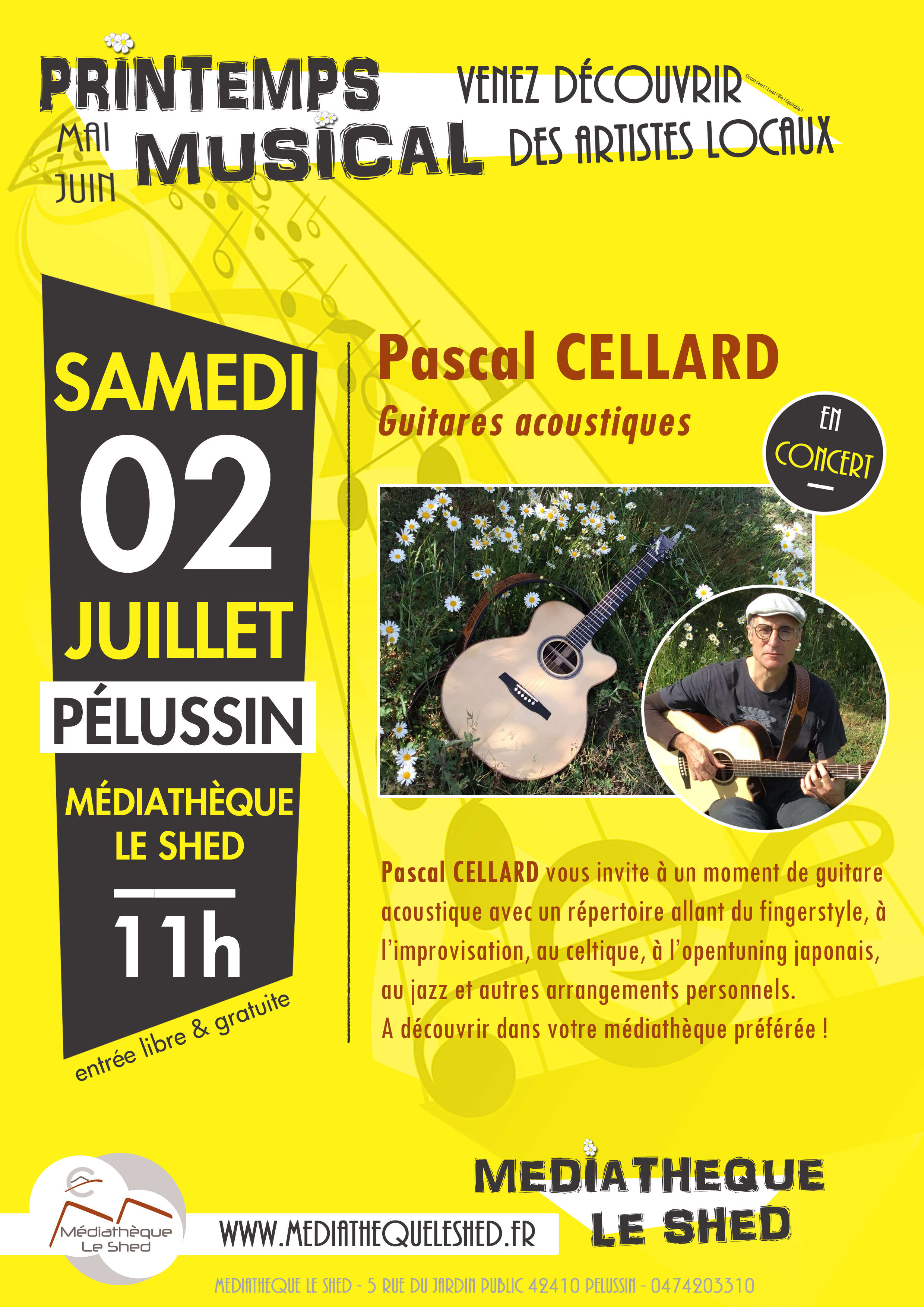 Affiche Concert P.Cellard