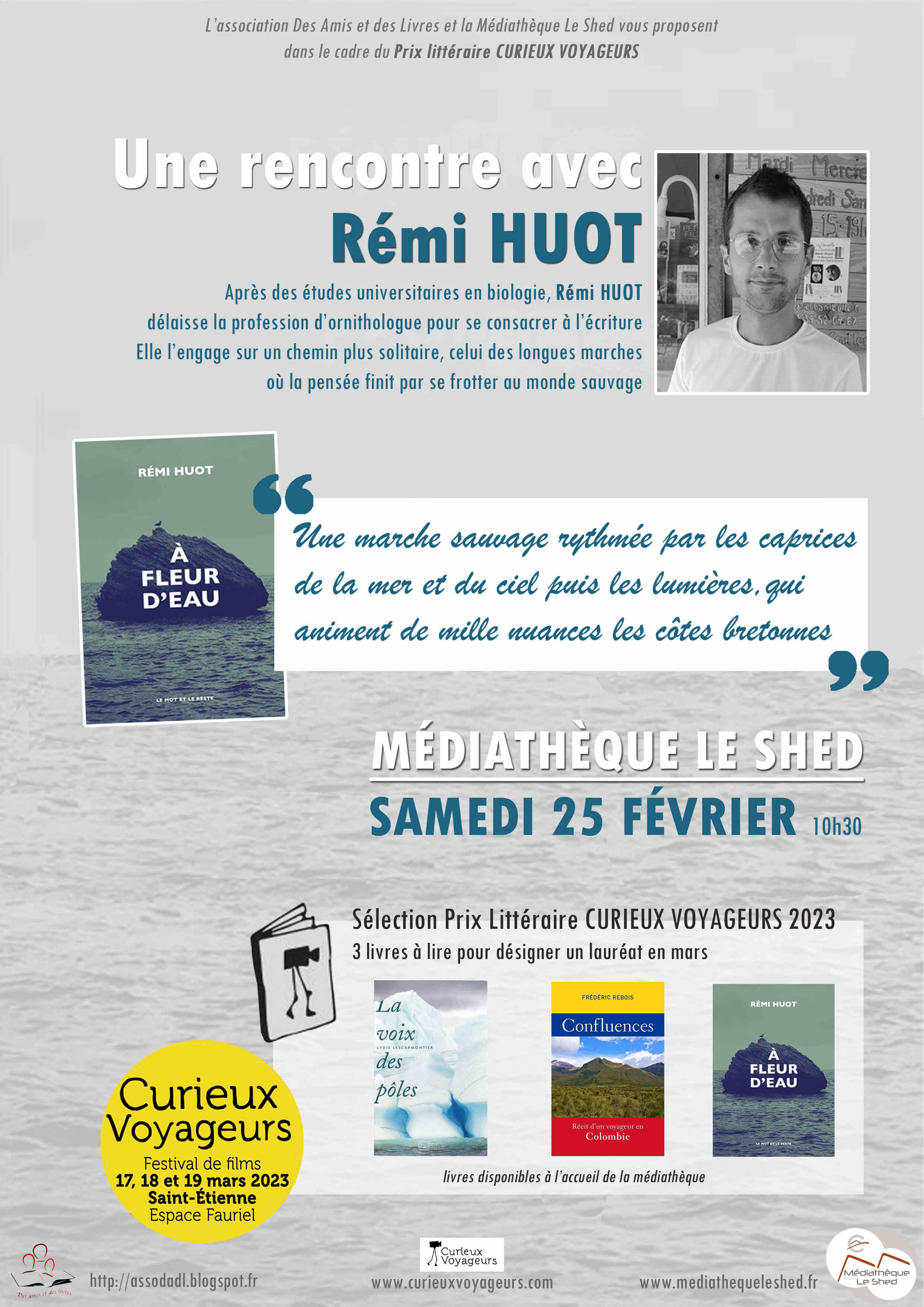 Affiche Rencontre avec Rémi HUOT
