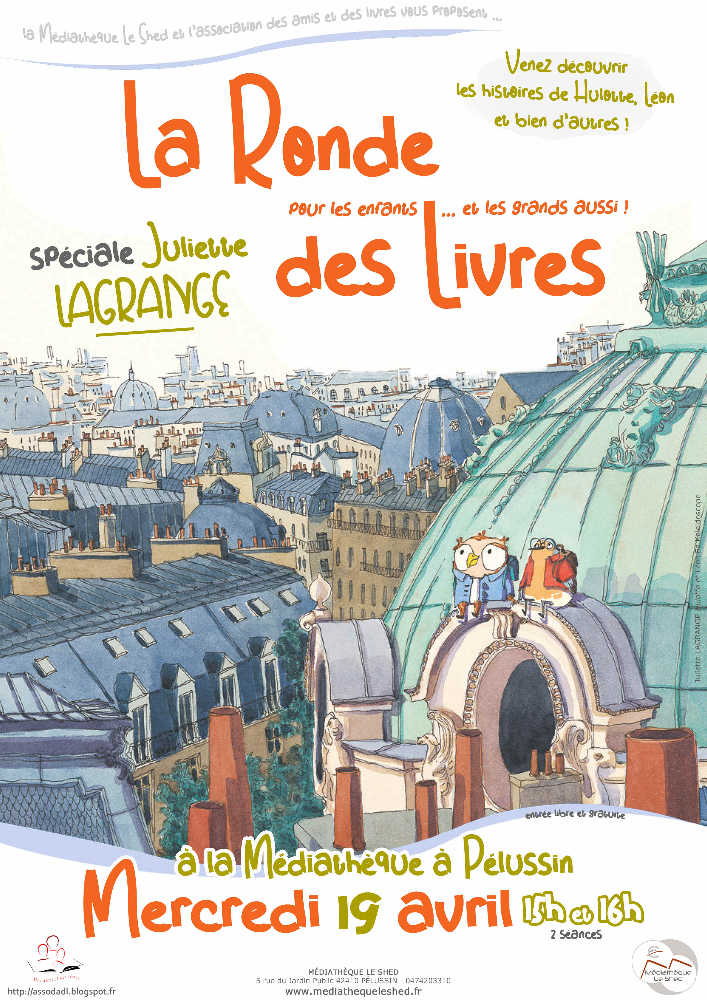 Affiche RDL avril 2023 spéciale LAGRANGE
