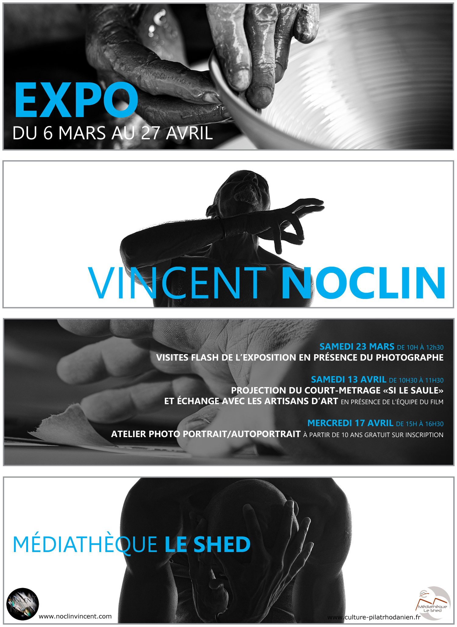 Affiche EXPO Vincent NOCLIN
