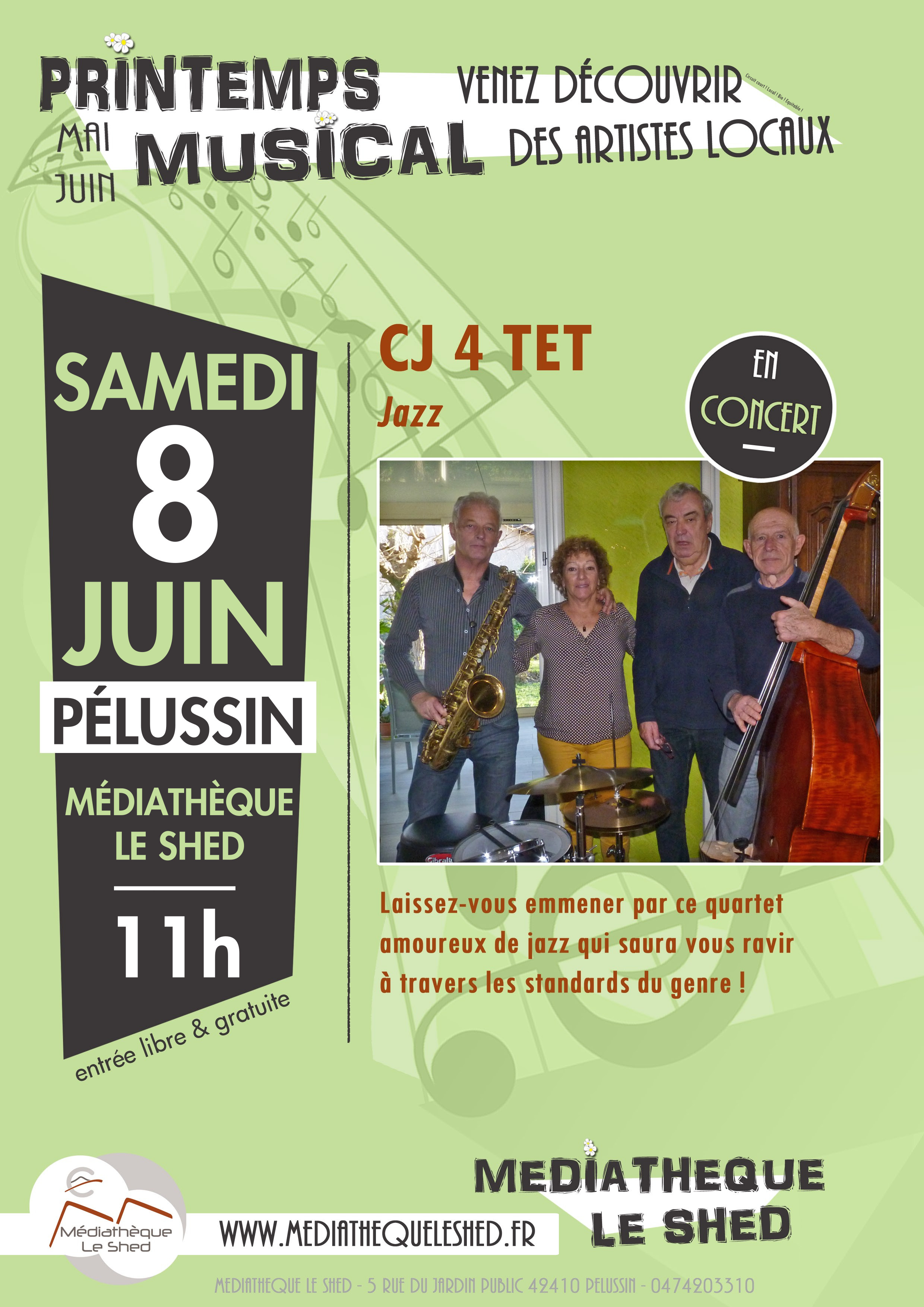 Affiche Concert CJ 4 TET
