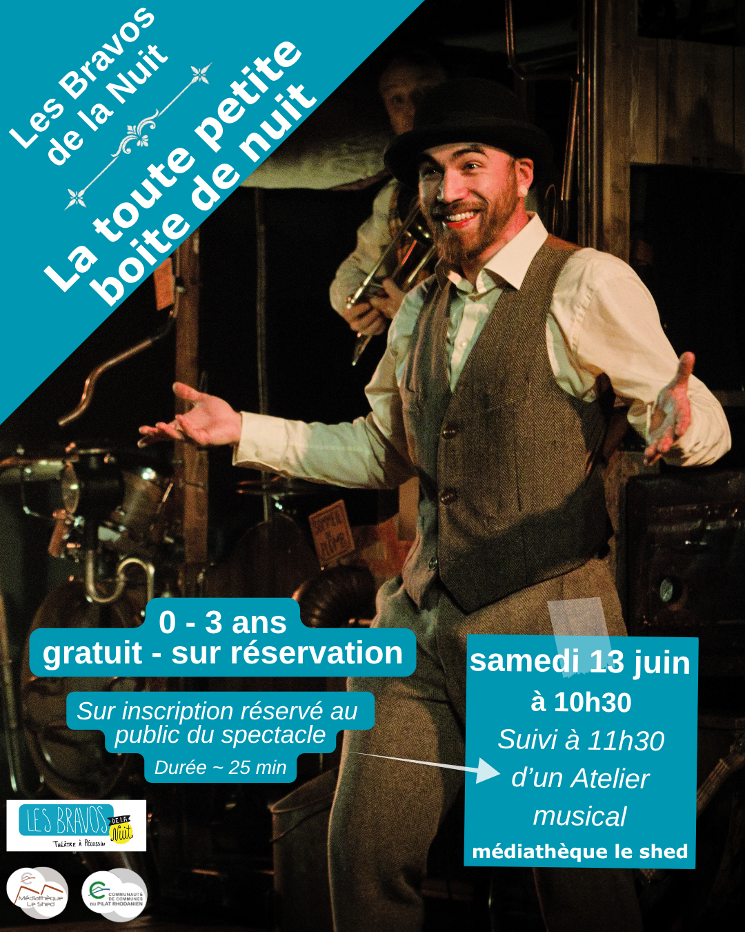 Affiche Spectacle LA TOUTE PETITE BOITE DE NUIT 002
