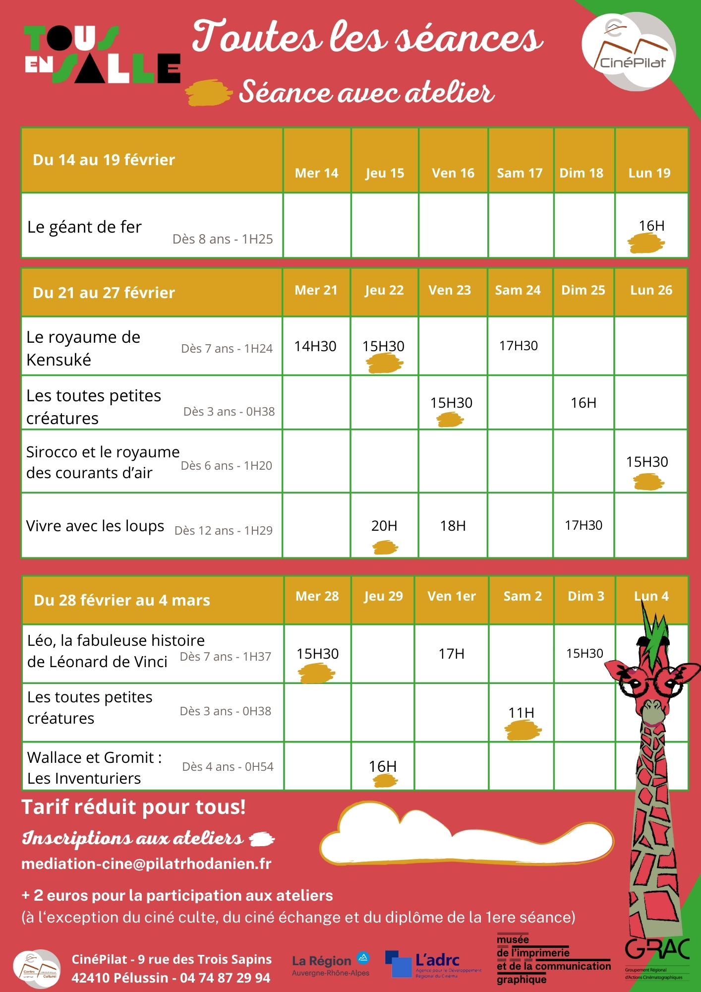 TOUS EN SALLE GRILLE