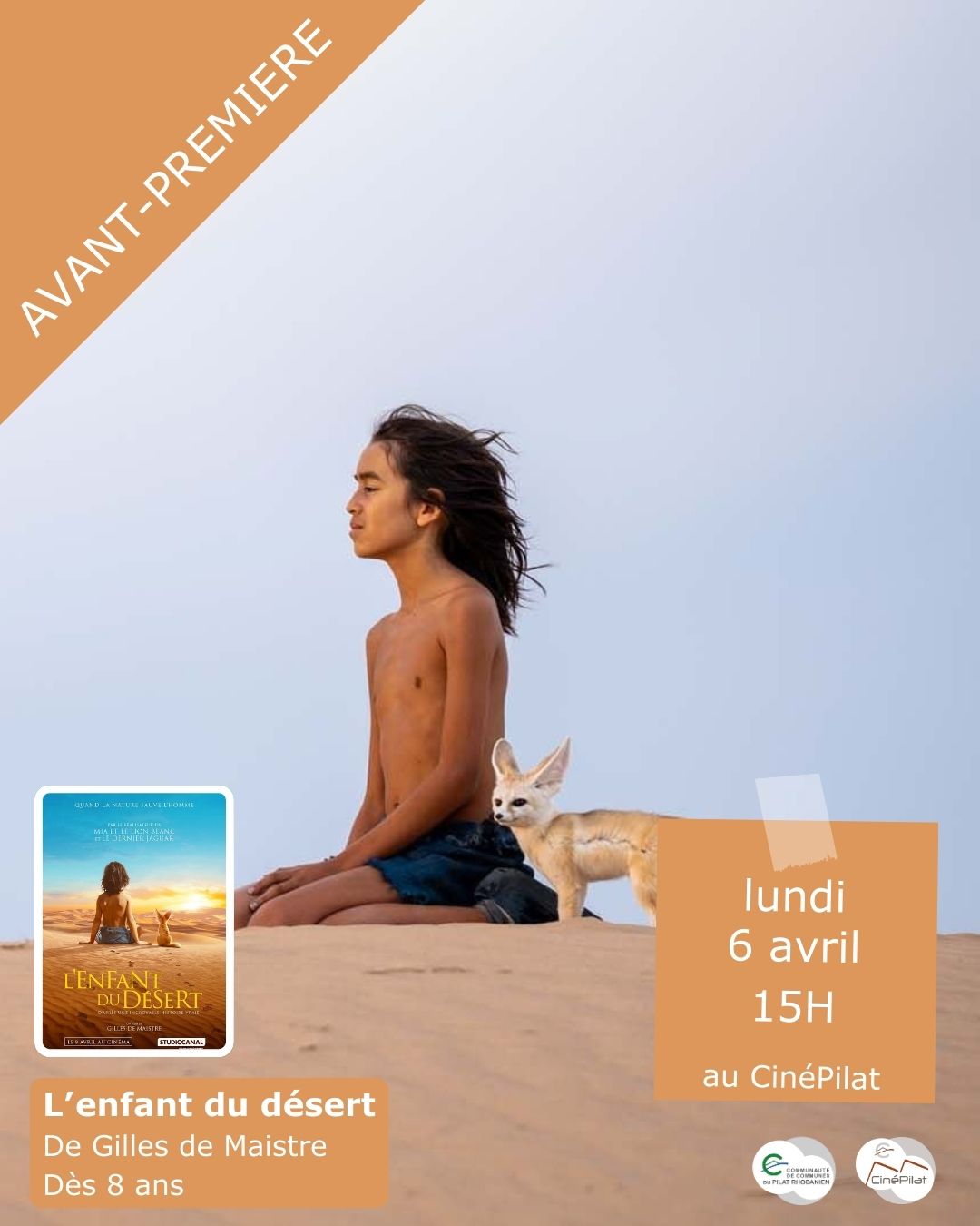 avant première enfantdudésert