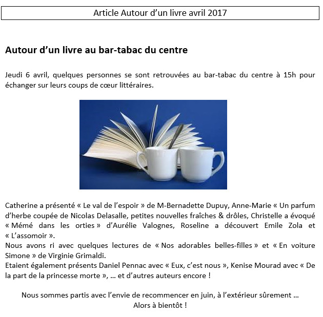 autour livre chavanay