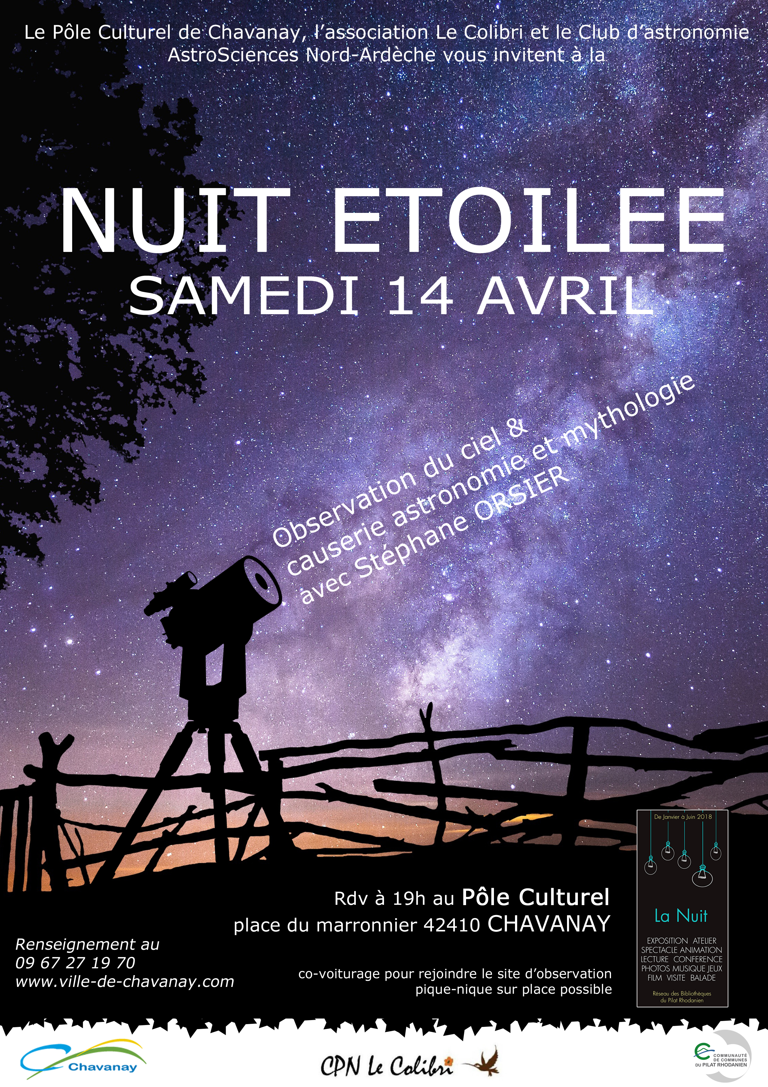 affiche nuit chavanay