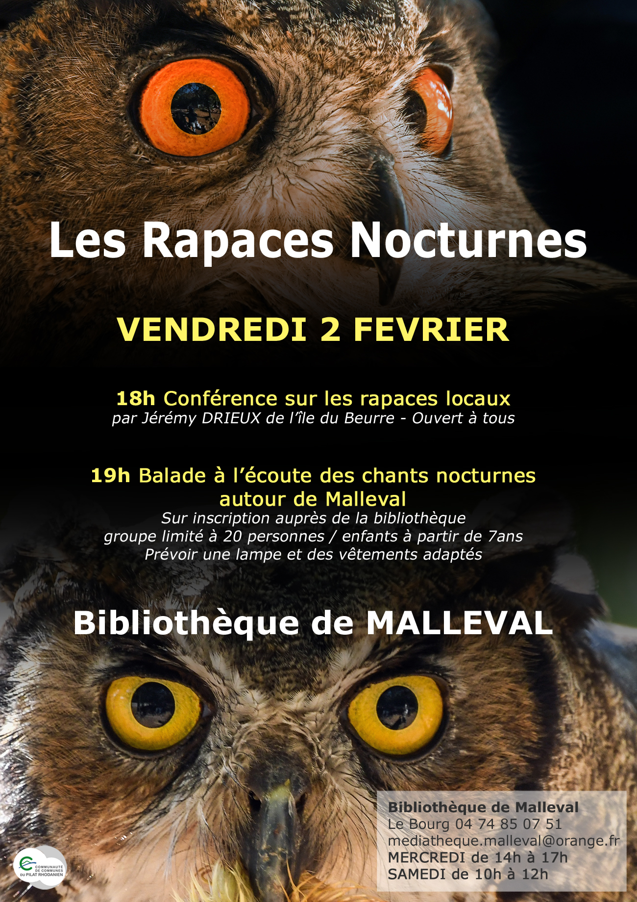 affiche malleval nuit